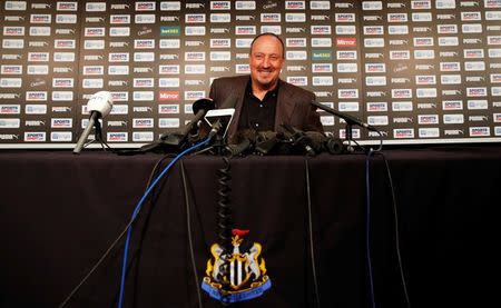 Britain Football Soccer - Newcastle United - Rafael Benitez Press Conference - St James' Park - 25/5/16 Newcastle United manager Rafael Benitez during the press conference Action Images via Reuters / Lee Smith