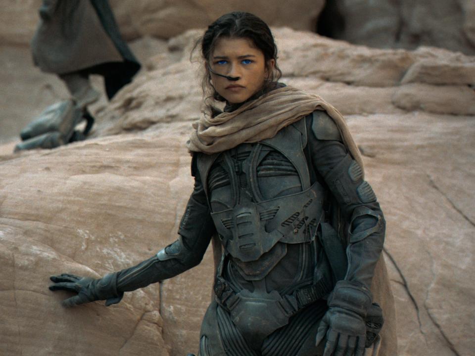 Zendaya as Chani in "Dune."