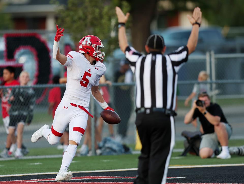 West and American Fork play in Salt Lake City on Friday, Aug. 25, 2023. AF won 45-21. | Scott G Winterton, Deseret News