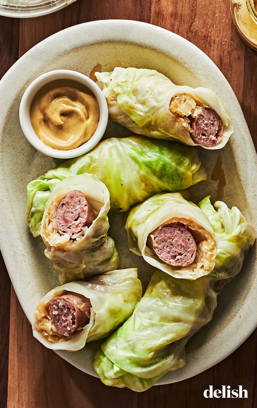 Cabbage Wrap Brats