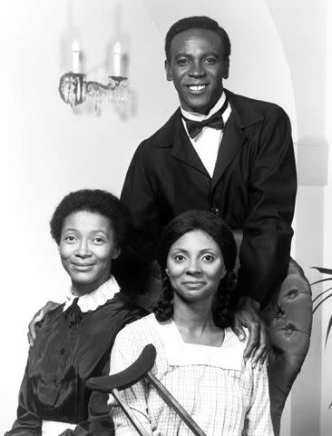 <p>Everett</p> clockwise from bottom left: Olivia Cole, Louis Gossett Jr., Leslie Uggams in "Backstairs at the White House"