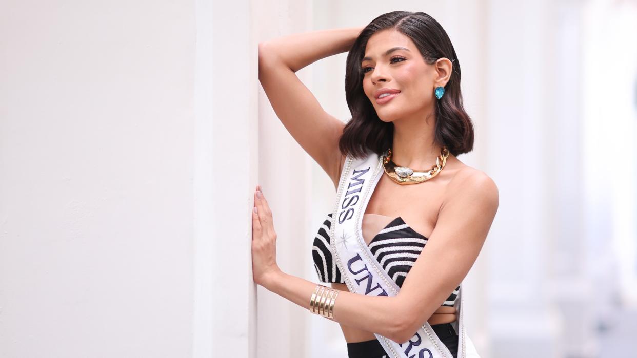  Miss Universe 2023 Sheynnis Palacios poses for a portrait during the 72nd Miss Universe competition. 
