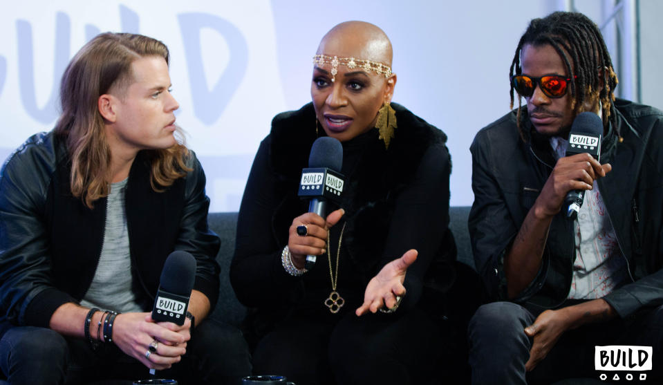 Giovanni Spano, Janice Robinson and Olatunji Yearwood (Build LDN)