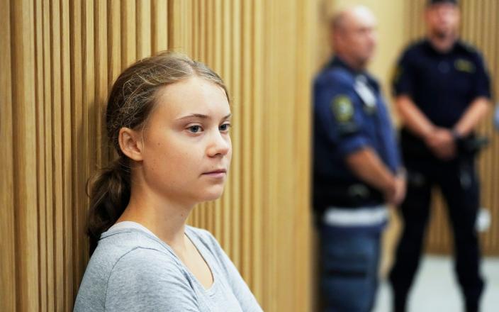 greta thunberg court