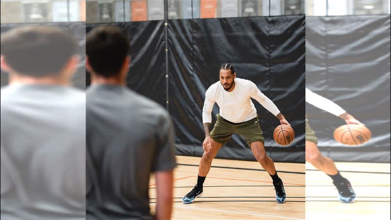 安東尼雖然還沒有獲得NBA球隊青睞，但仍努力鍛鍊。（圖／翻攝自安東尼IG）