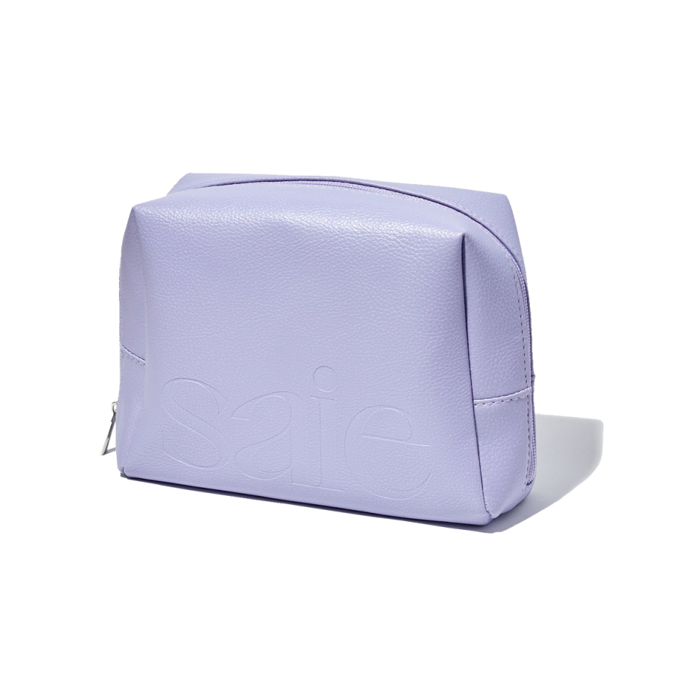 8) Lilac Oversized Makeup Bag