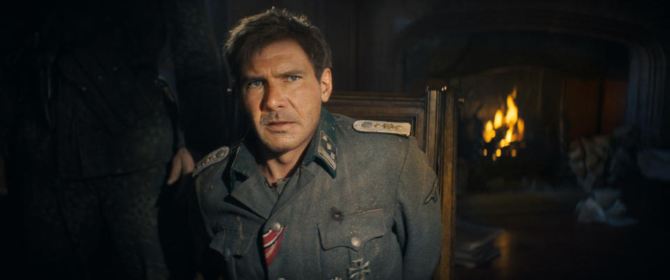 A de-aged Ford as a World War II-era Indy<span class="copyright">Courtesy of Lucasfilm</span>