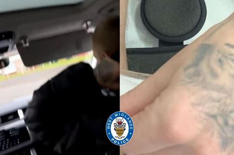 Woodthorpe's hand tattoo -Credit:WMP