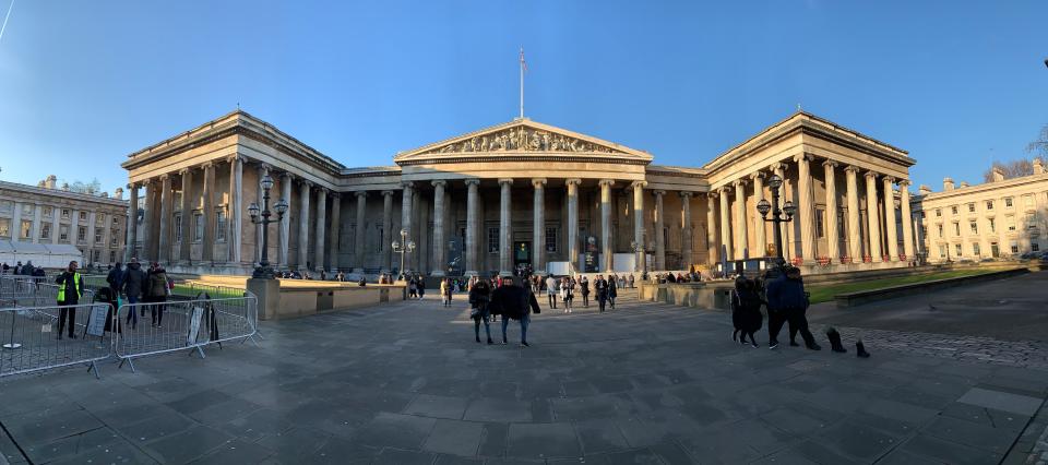 The British Museum is a culturally enlightening experience that tourists should not miss during their three day trip to London. 
pictured: The grant British Museum on a rainy day 