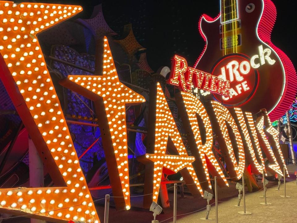 Neon Museum sign in las vegas