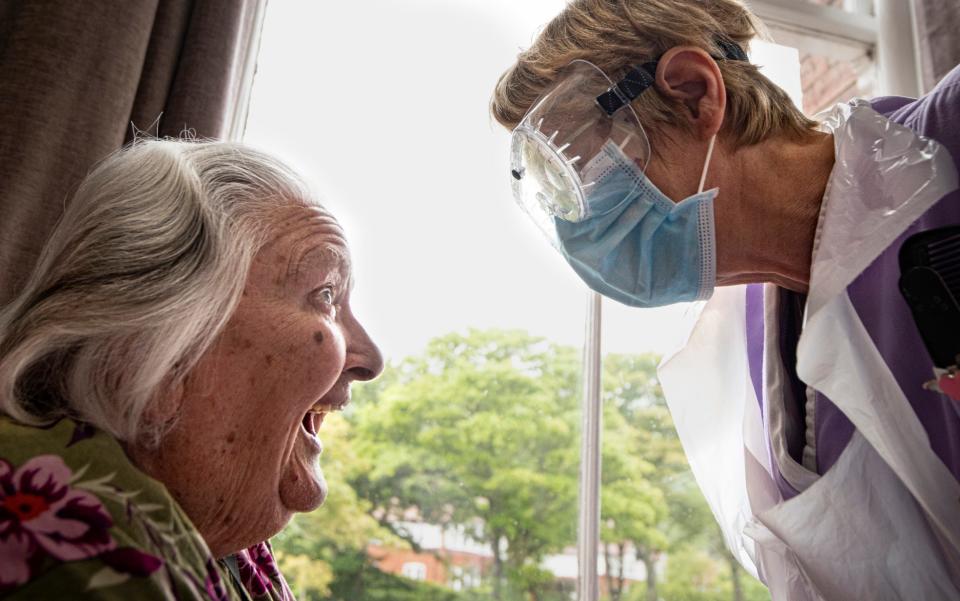 In July, Government guidance to care homes after four months of lockdown, suggested future visits should be restricted to just one family member - Simon Townsley