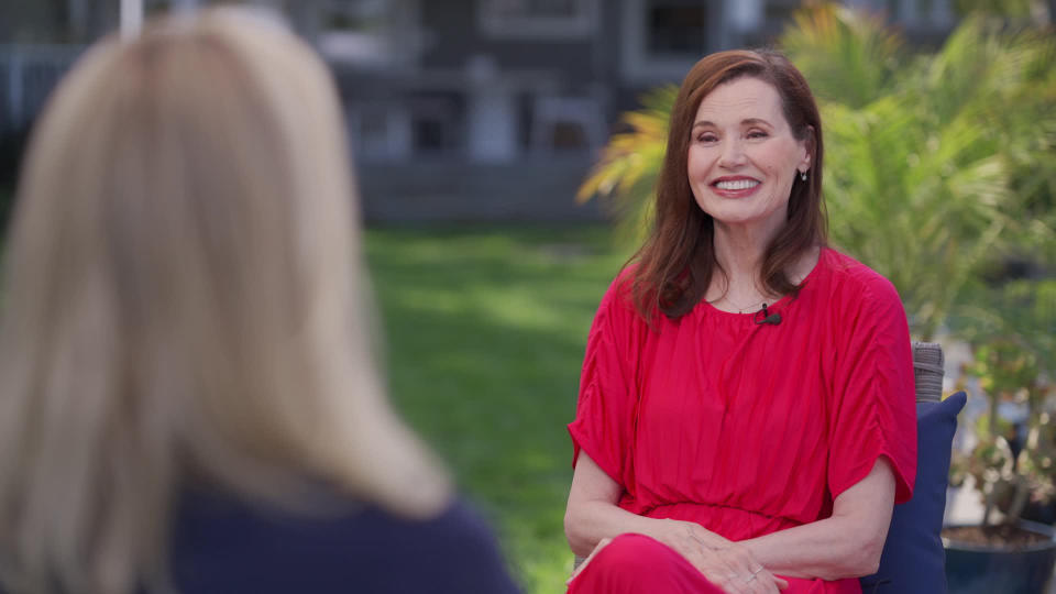 Actress Geena Davis. / Credit: CBS News