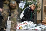 Messages of support for the victims, as well as candles and flowers, are multiplying in Strasbourg streets