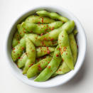 <p>With fruity undertones and a slight cumin taste, Aleppo pepper gives this healthy protein snack some satisfying flavor. <a href="https://www.eatingwell.com/recipe/262111/edamame-with-aleppo-pepper/" rel="nofollow noopener" target="_blank" data-ylk="slk:View Recipe;elm:context_link;itc:0;sec:content-canvas" class="link ">View Recipe</a></p>