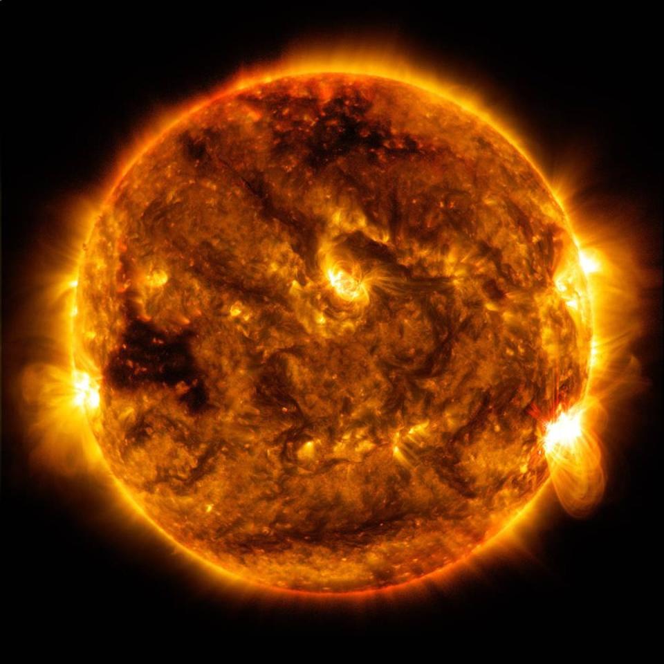 An image of the Sun taken by NASA’s Solar Dynamics Observatory. NASA/SDO