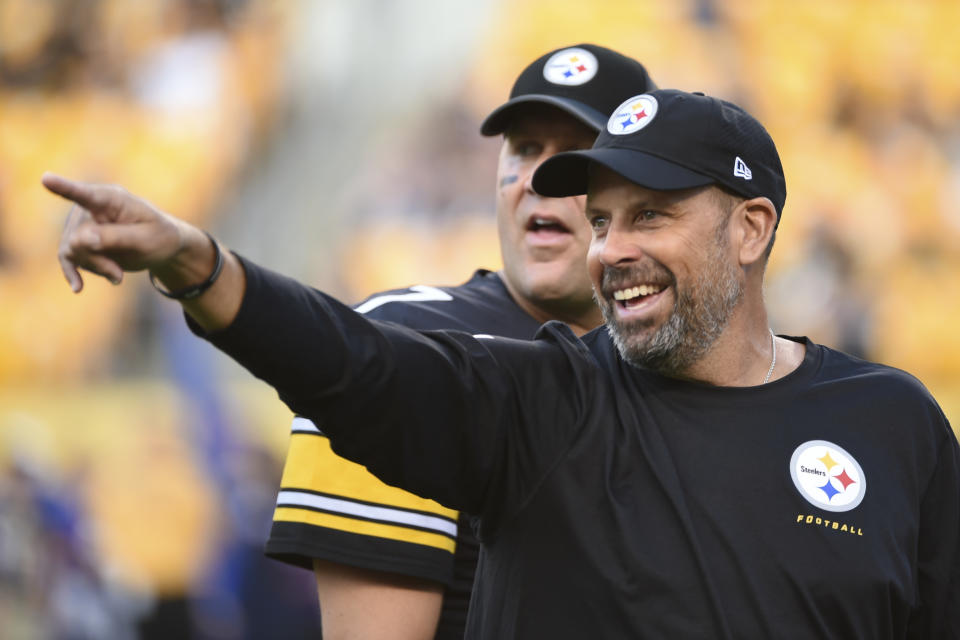 Offensive coordinator Todd Haley won't return to Pittsburgh next season. (AP) 