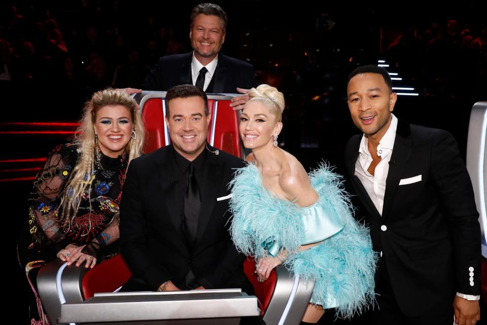 Kelly Clarkson, Carson Daly, Blake Shelton, Gwen Stefani and John Legend will be back when NBC's 'The Voice' returns this fall.