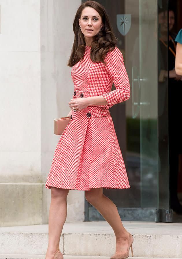 Kate Middleton will need to go shopping for one extra outfit for her sister's wedding. Photo: Getty