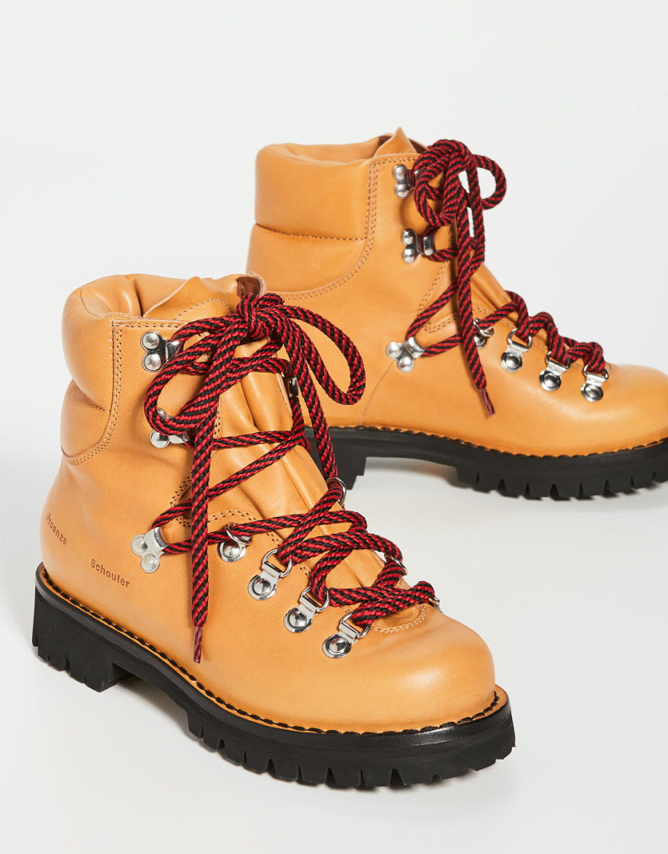 Proenza Schouler Hiking Boots. Image via Shopbop.