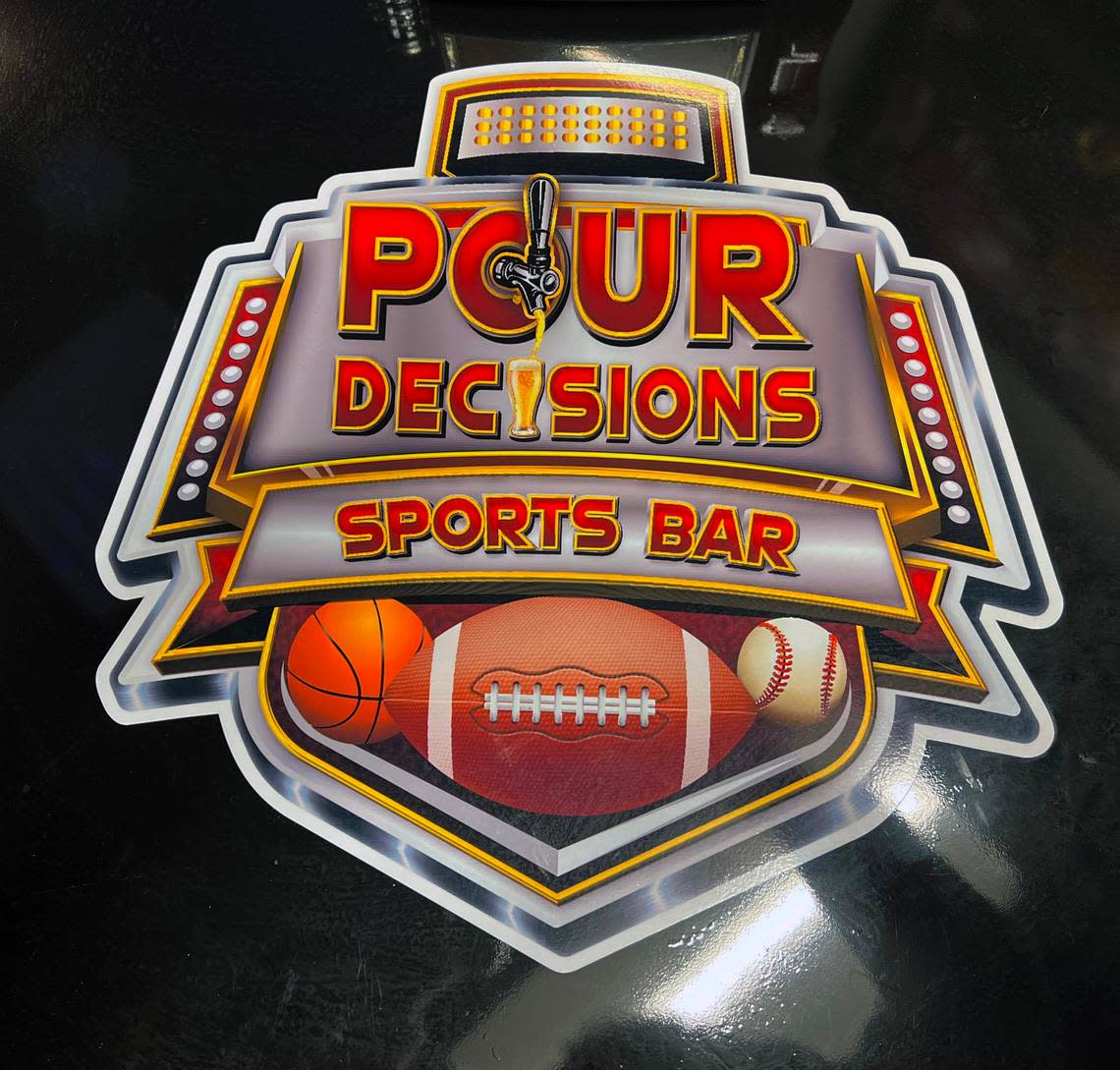 Pour Decisions Sports Bar is located at 5870 Veterans Parkway in Columbus, Georgia