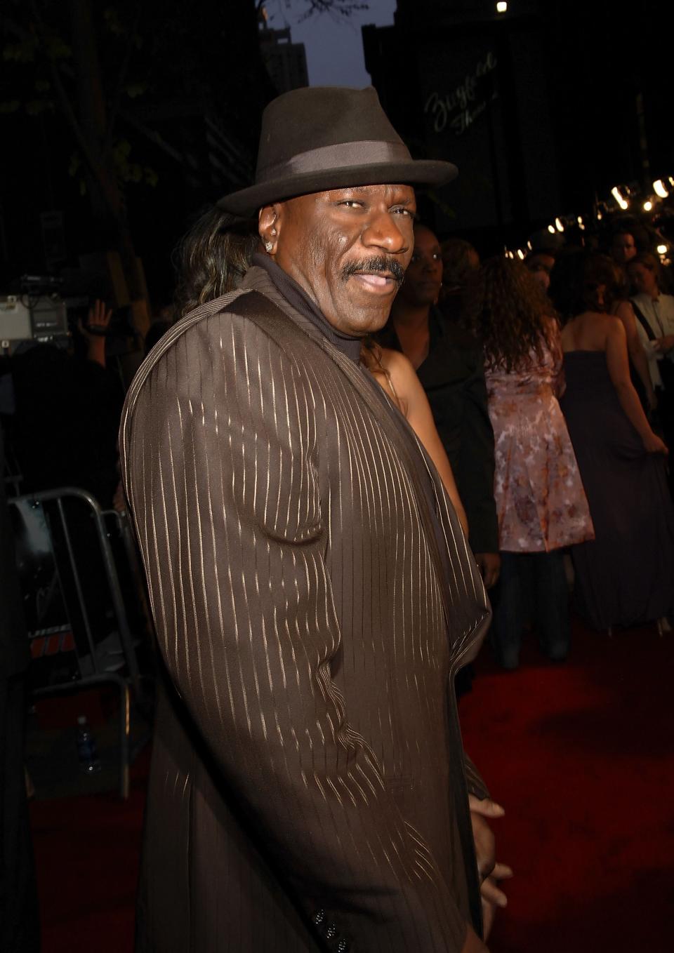 Ving Rhames wearing all brown.