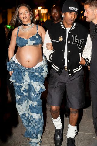 <p>SplashNews.com</p> Rihanna and A$AP Rocky.