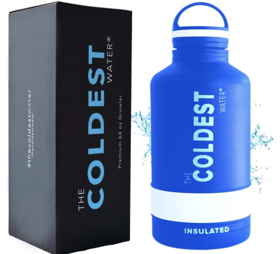 The Coldest Water è quello che dice di essere: la borraccia con dentro l’acqua (o le bibite) più fredde che ci siano in circolazione. Si tratta di una borraccia pensata apposta per chi adora bere ghiaccio fuso, alla faccia delle congestioni. La capacità è di 1,8 litri. Prezzo: 43,99 dollari su thecoldestwater.com