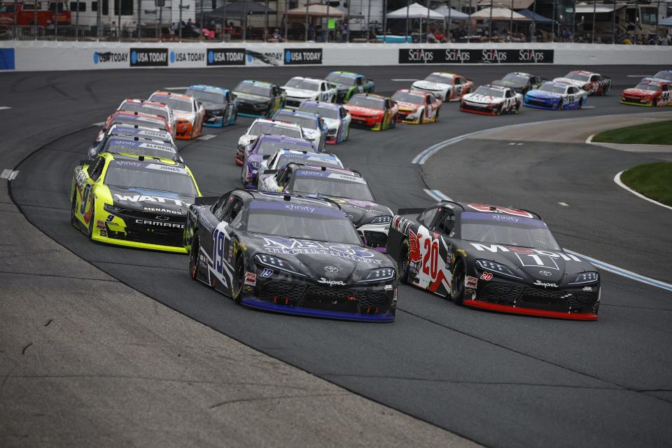 LOUDON, NEW HAMPSHIRE - JUNE 22: Justin Bonsignore, driver of the #19 M3 Technology\