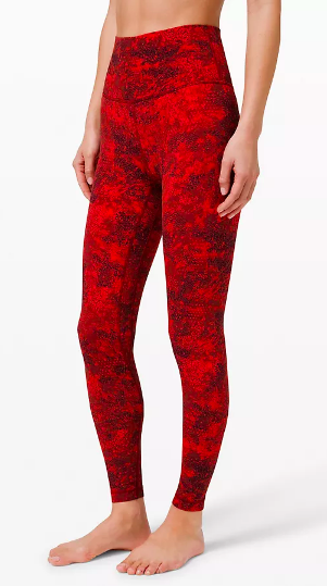 Lunar New Year Biker Short Length Yoga Pants & Tights.