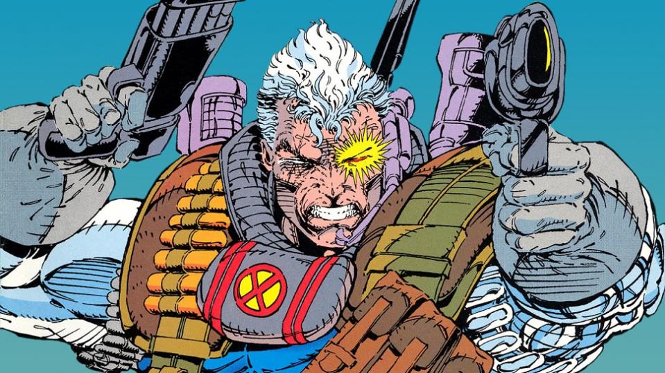 Cable, as drawn by Rob Liefeld (Marvel Comics)