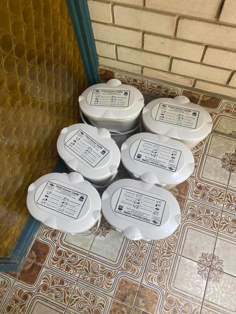 These bins begun being distributed to homes in the Randwick council area this week. Source: Yahoo News Australia