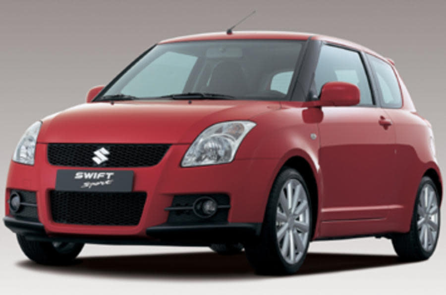 <p>Suzuki took the Swift – an already decent car – and made it even better with the Swift Sport. It had attractive looks, was well built and although it wasn’t designed to slay GTIs, performance was still strong from its 1.6-litre, 125bhp four pot. Handling was decent too, thanks to Monroe dampers that tightened body control. Combining all of this, you have a sweet entry hot hatch recipe that won’t be a regular in fuel station forecourts: on average, the Swift Sport will return 40mpg. That’s not bad for a car that can crack the 0-60mph dash in 8.9sec. Expect to pay around the <strong>£5,500</strong> mark for a low-mile 125bhp model, but if you fancy something newer, high-mile facelift 136bhp variants can be had for roughly the same price.</p>