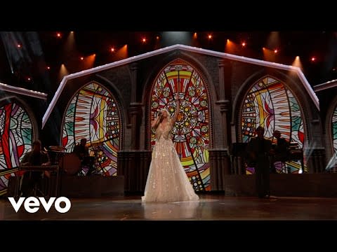 <p>I mean, it's <em>Carrie</em>. The woman has two modes: killing men and praising Jesus. And she's all out of men. For over 15 years, the woman has provided flawless live vocals, and last night was no exception. Pair that with the otherworld godliness of Cece Winans on a gospel medley? It's pure magic.</p><p><a href="https://www.youtube.com/watch?v=B-Ryd6xwTn4" rel="nofollow noopener" target="_blank" data-ylk="slk:See the original post on Youtube;elm:context_link;itc:0;sec:content-canvas" class="link ">See the original post on Youtube</a></p>