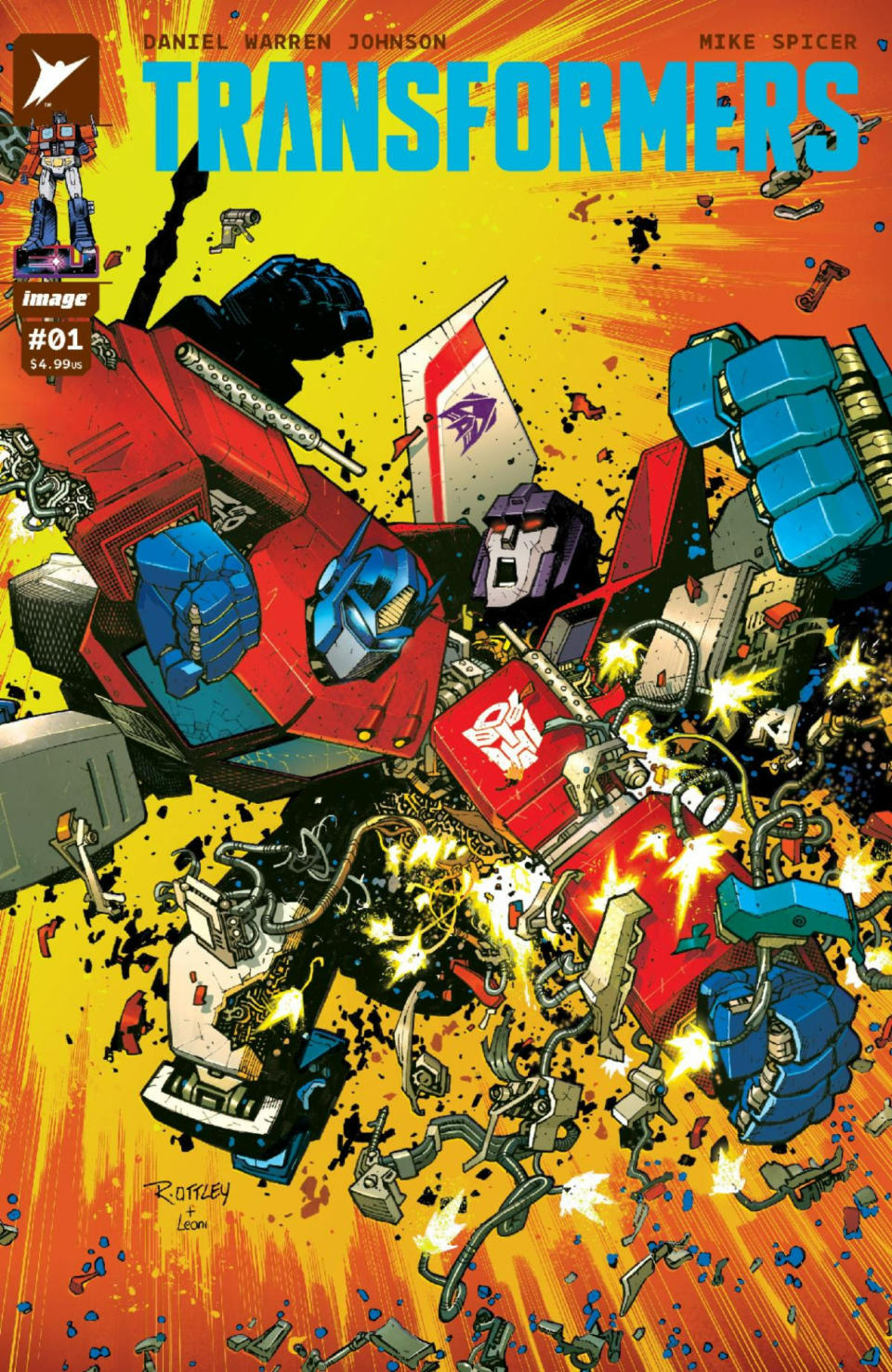 Transformers #1 cover art