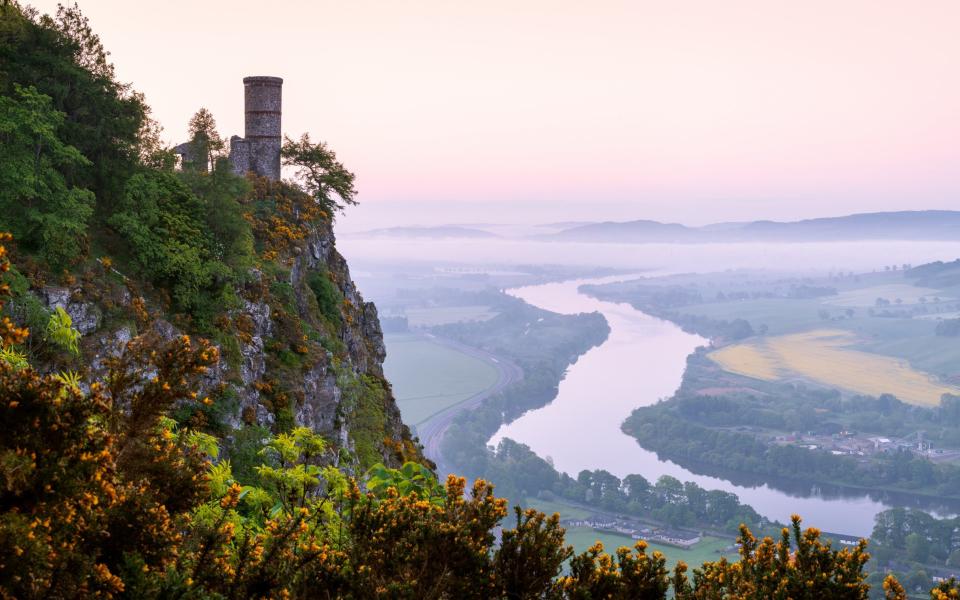 The tower of Kinnoull Hill in Perth