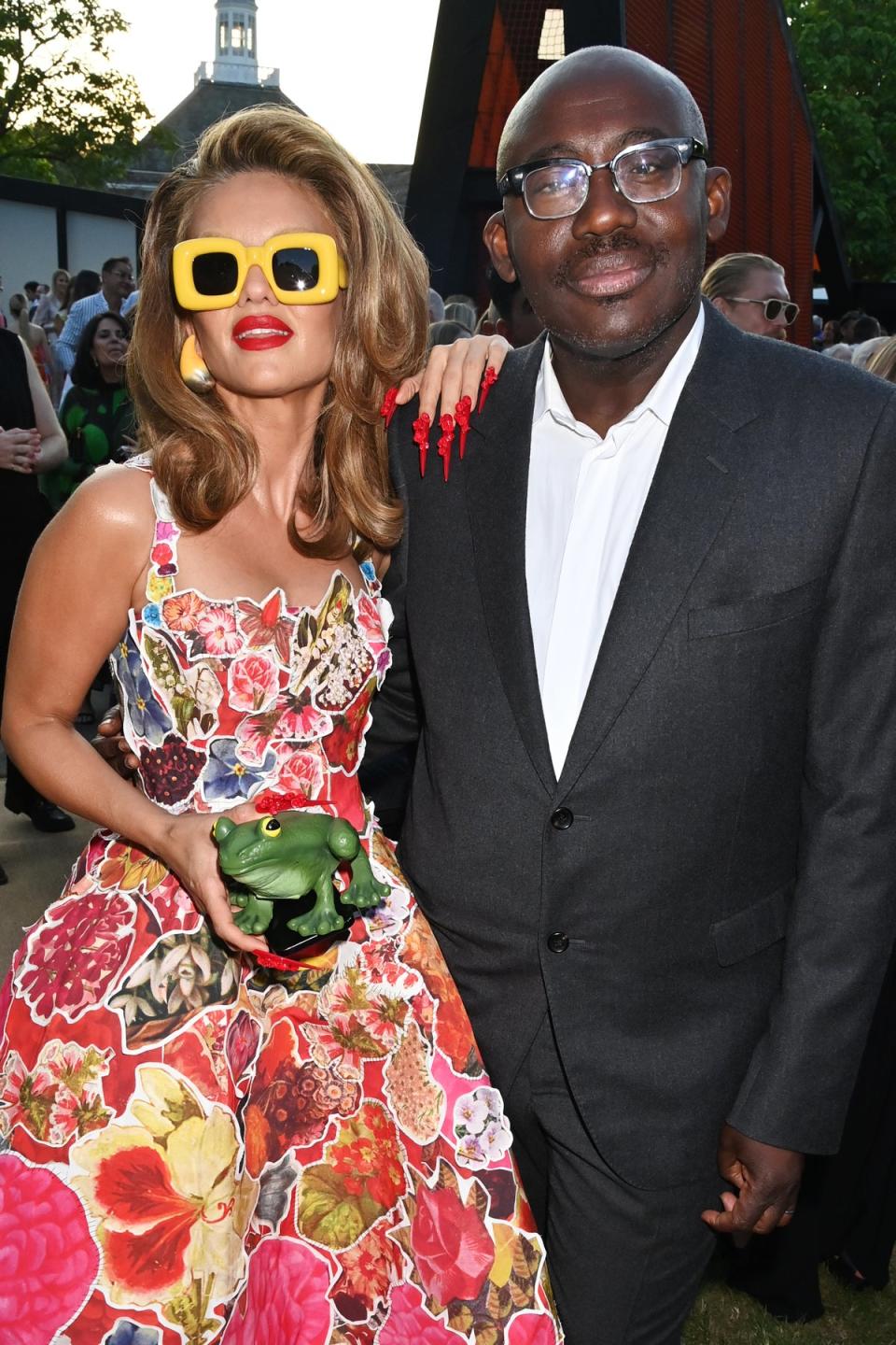 Natasha Poonawalla and Edward Enninful (Dave Benett/Getty Images)