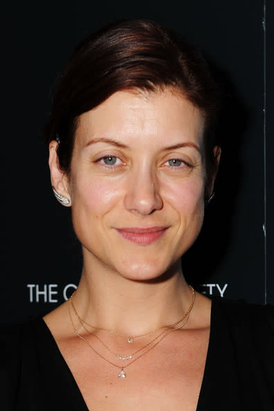 <div class="caption-credit"> Photo by: Getty Images</div><div class="caption-title">Kate Walsh</div>The actress pulled back her tresses and flashed the paparazzi with a tight smile on the red carpet at the premiere of "Ultrasuede: In Search of Halston." Maybe the "Private Practice" star just needed to take a break from the daily makeup grind? <br>