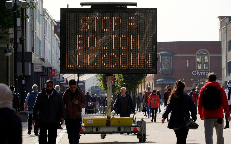 Fears about rising infection rates among younger people across the UK has forced the Government into tighter lockdown restrictions, particularly in the North of England - Christopher Furlong/Getty Images Europe