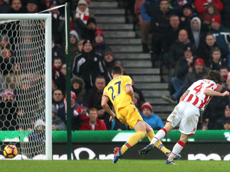 Joe Allen strikes to put his side ahead (Getty)