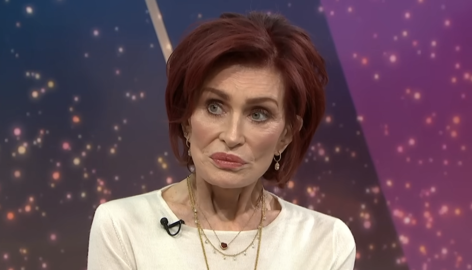 Closeup of Sharon Osbourne