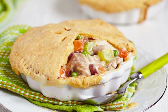 chicken pot pie with vegetables