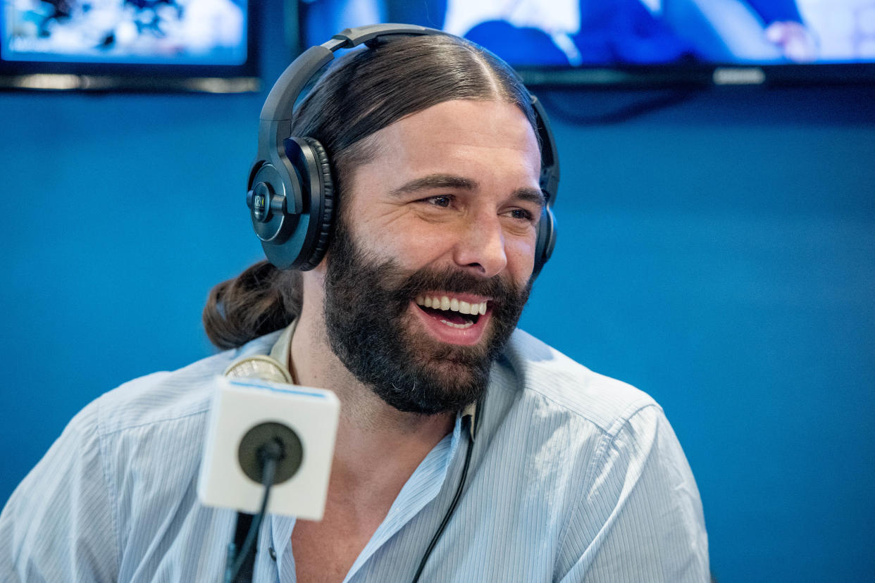 Jonathan Van Ness visits SiriusXM to talk about the “Queer Eye for the Straight Guy” reboot at SiriusXM Studios on February 14, 2018 in New York City. (Photo by Roy Rochlin/Getty Images)