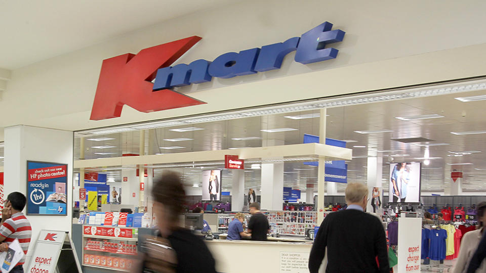 Image of Kmart store in Australia budget buys