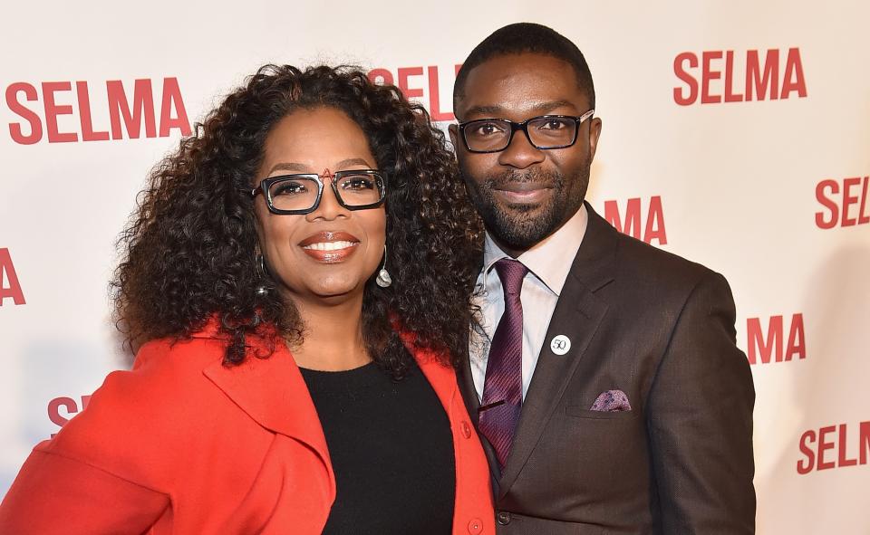 Oprah Winfrey and David Oyelowo (Paras Griffin/Getty Images for Paramount Pictures)