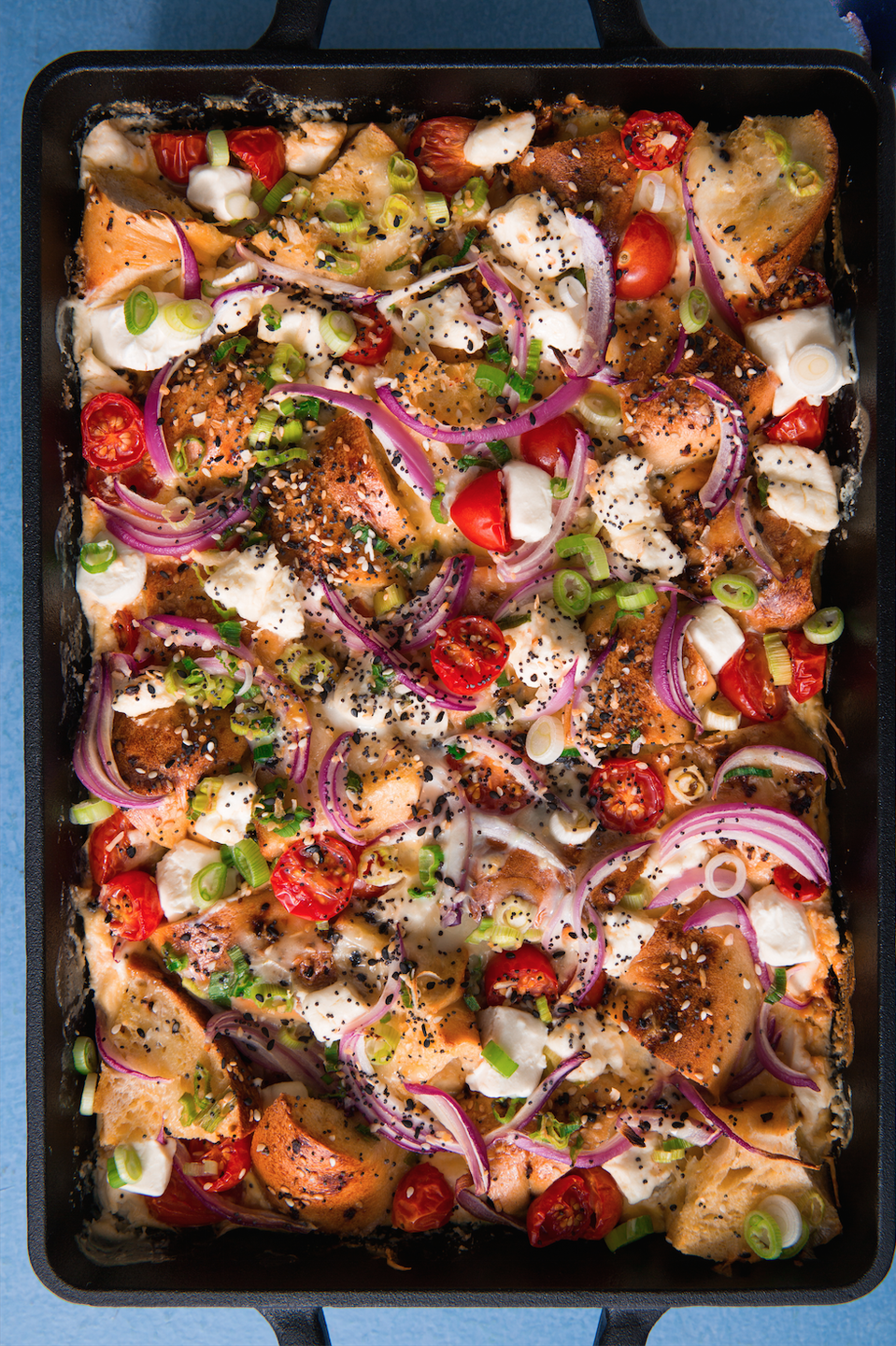 <p>For when you want to feel like you're eating a New York-style bagel sandwich, but even more fully loaded. We love to switch it up with this <a href="https://www.delish.com/cooking/recipe-ideas/a19448795/cheesy-croissant-casserole-recipe/" rel="nofollow noopener" target="_blank" data-ylk="slk:Cheesy Croissant Casserole;elm:context_link;itc:0;sec:content-canvas" class="link ">Cheesy Croissant Casserole</a>, too. <br><br>Get the <strong><a href="https://www.delish.com/cooking/recipe-ideas/recipes/a57263/everything-bagel-casserole-recipe/" rel="nofollow noopener" target="_blank" data-ylk="slk:Everything Bagel Egg Casserole recipe;elm:context_link;itc:0;sec:content-canvas" class="link ">Everything Bagel Egg Casserole recipe</a></strong>.<br></p>