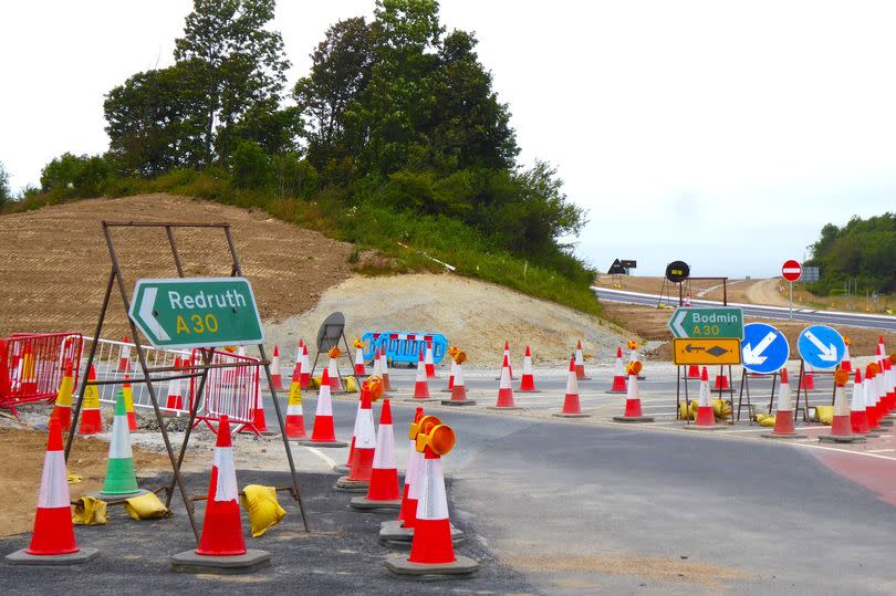 Signage on the new A30 is confusing motorists