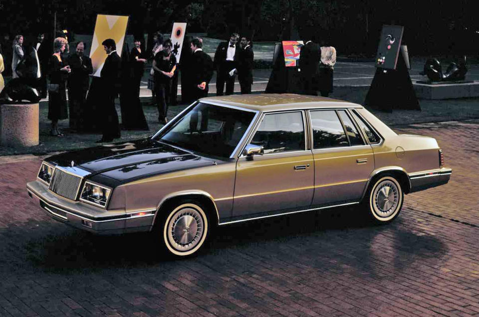 <p>The E-Class was the least successful of the models based on the front-wheel drive E-body platform of the 1980s. Closely related to the <strong>New Yorker</strong> and the <strong>Dodge 600</strong>, it was marketed as an inexpensive luxury car. Chrysler buyers were not enthusiastic, and usually opted for the more expensive, higher-spec New Yorker instead.</p><p>US sales were so disappointing that the E-Class was abandoned after 1984 (only its second model year) and reworked as the <strong>Plymouth Caravelle</strong>, which is what it had been in Canada right from the start.</p>