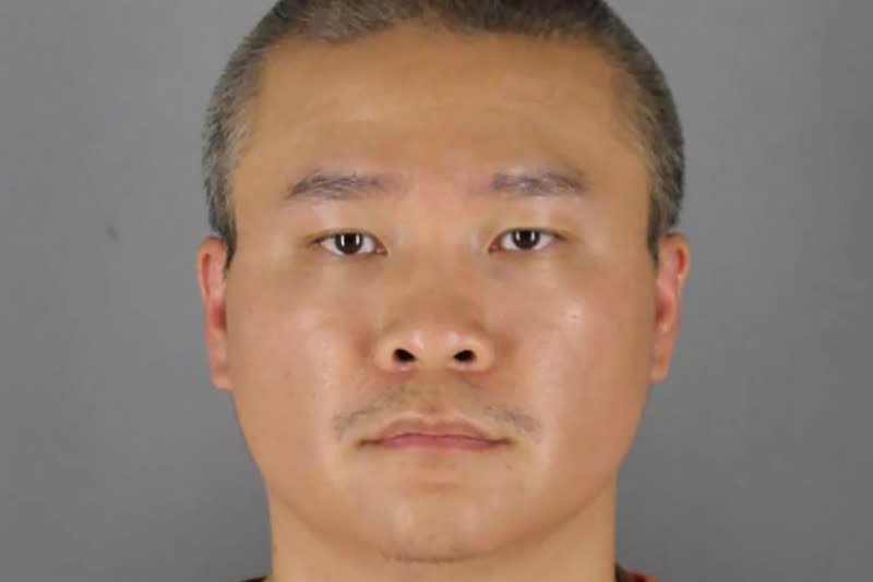 Former Minnesota police officer Tou Thao poses for a booking photograph in Minneapolis