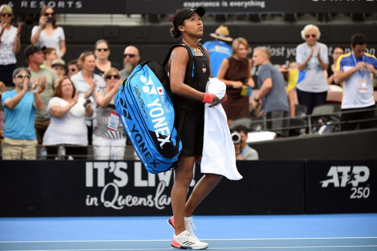 Japan's Naomi Osaka made 26 unforced errors and was broken three times in a disappointing display