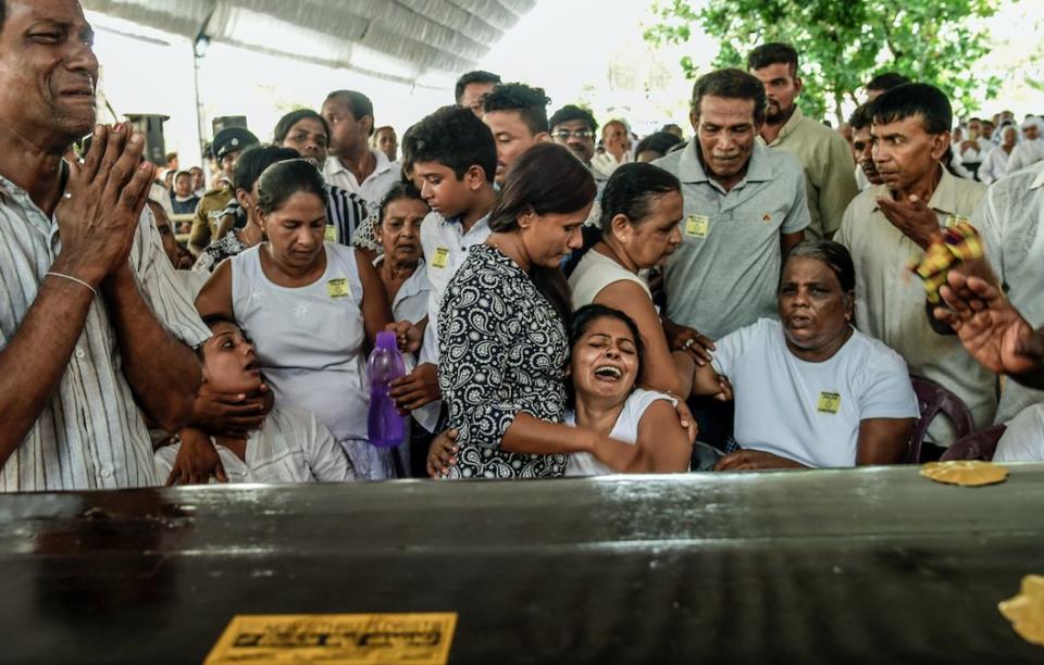 The death toll from the Easter suicide bombings in Sri Lanka has risen to 359 (Getty)
